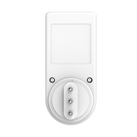 Prise intelligente Wattsave pour usage industriel et hospitalier, 230V 16A, prise italienne, programmation quotidienne/hebdomadaire, IP22 CE