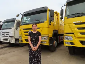 Truk Dump Sinotruk 25 Ton 6x4 Kamera 12 Truk Berat 2027 Howo Dump Truck Dijual 371HP 10 Roda Tipper Baru Manual 6*4 - Product Image 3