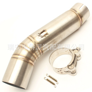Tubo de escape de acero inoxidable para motocicleta Honda CBR500R, pieza de modificación de la sección media del escape, accesorios CB500F - Product Image 3