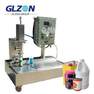 Ligne d'emballage automatique d'huile comestible |   Système de remplissage, de bouchage et d'étiquetage pour seaux, bouteilles et bidons de 5 gallons, et machine de remplissage - Product Image 3