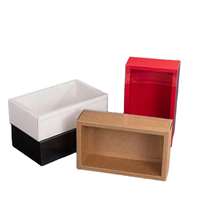 Scatola Scorrevole in Cartone Kraft Personalizzata con Finestra Trasparente in PVC