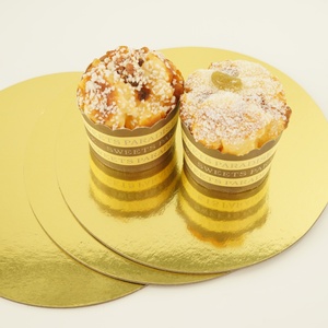 Plateau à gâteau rond de taille personnalisée, couleur or, vente en gros - Product Image 6