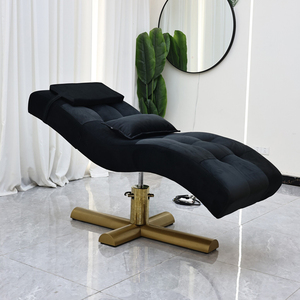 Lit de luxe pour <span class=keywords><strong>cils</strong></span> et sourcils en acier inoxydable noir et or, lit pour extensions de <span class=keywords><strong>cils</strong></span> en forme de S - Product Image 5