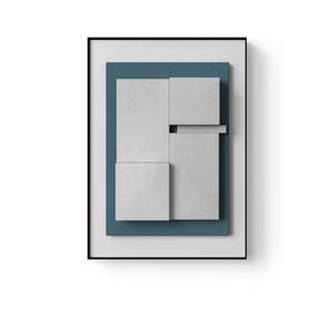 <span class=keywords><strong>Peinture</strong></span> murale de décoration de salon d'hôtel <span class=keywords><strong>peinture</strong></span> murale abstraite <span class=keywords><strong>peinture</strong></span> murale géométrique faite à la main 3d art mural sculpture sur <span class=keywords><strong>bois</strong></span> <span class=keywords><strong>peinture</strong></span> sur grès - Product Image 5