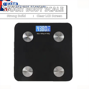 Báscula Digital Inteligente para Composición Corporal, Capacidad de 180 kg/396 lb, Báscula de Vidrio con Pantalla LCD, Soporte Personalizado OEM y ODM - Product Image 2
