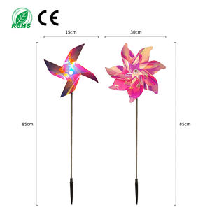 Lumière <span class=keywords><strong>solaire</strong></span> d'extérieur Fleur artificielle Diode électroluminescente <span class=keywords><strong>Moulin</strong></span> <span class=keywords><strong>solaire</strong></span> Éclairage lumineux de sol <span class=keywords><strong>Jardin</strong></span> décoratif de Noël - Product Image 2