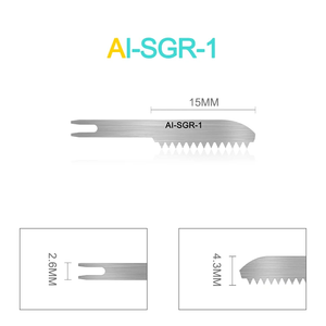 Lâmina de Serra Cirúrgica Ortopédica para Corte de Osso Sagital Oscilante Recíproco, Peça de Mão para Osteotomia, Lâminas Microdentárias - Product Image 4