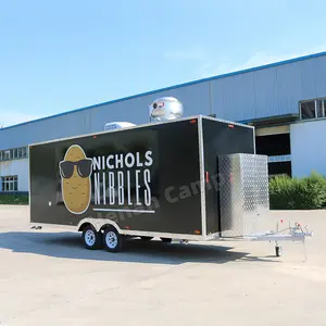 Campeggio completo camion cibo bar rimorchio cibo completamente attrezzata con attrezzature da cucina completa per la vendita canada