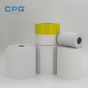 Papel Térmico para Recibos de Grado Premium con Certificación FSC de 57x38 mm y 65 g/m², Rollos Térmicos para Transacciones Financieras en Terminales Bancarios - Product Image 1