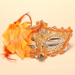 Masque d'horreur féminin <span class=keywords><strong>Momotaro</strong></span> pour Halloween, design fantôme pour accessoires de fête - Fête du Poisson d'avril, anniversaire, en caoutchouc, couvrant tout le visage - Product Image 2