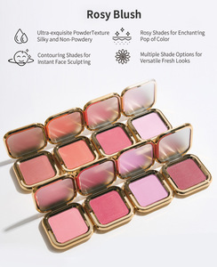 Paleta de Rubor de Marca Privada OEM MLM, Rubor en Polvo Suave y Fácil de Difuminar, Color Natural, Maquillaje Facial, Cosmético Personalizado al por Mayor - Product Image 6