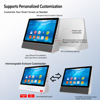 Écran tactile intelligent multifonction P1069 avec assistant vocal, caméra et haut-parleur pour l'éducation, les appels vidéo, le contrôle à domicile ou à l'hôtel
