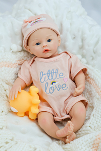 <span class=keywords><strong>Mini</strong></span> Muñeca <span class=keywords><strong>Reborn</strong></span> de 10 Pulgadas, Cuerpo Completo, Realista, de <span class=keywords><strong>Silicona</strong></span> Sólida, Niño, Pintada a Mano, Juguete Suave, Regalo - Product Image 4