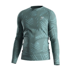 High Quality Sports Fitness Clothes Gym Wear Custom Team Sport T-<b>Shirt</b> Jersey Orange <b>Compression</b> <b>Shirts</b> Long Sleeves for Men - Product Image 1