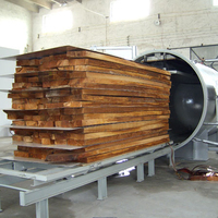 Séchoir à bois à haute fréquence sous vide JYC 4CBM, machine de séchage du bois sans craquellement, certifiée CE, séchoir à bois dur