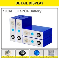 Batterie LiFePO4 LF105 au phosphate de fer et de lithium 3,2 V 100 Ah 105 Ah, stock UE, 3500 cycles, décharge 3C, pour stockage d'énergie solaire domestique et VR