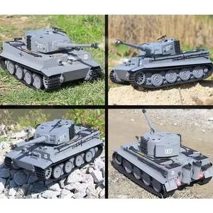 Cool Stuff Battle Tank Toy 1/24 Robot Châssis Rc Tank Track Télécommande Voiture Tiger Tank Modèle Autocollant Radio Control Enfants Jouets - Product Image 4