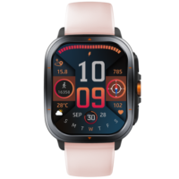 Montre intelligente GPS TS500 - Boussole et baromètre pour sports de plein air, résistance à l'eau 1ATM/IP68, 128 modes sportifs, surveillance de la fréquence cardiaque