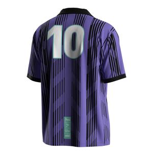 Maillot de football polo à col en V pour équipe, avec tissu anti-humidité, séchage rapide et logos personnalisés pour un usage décontracté - Product Image 3