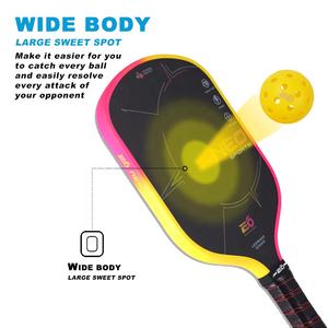 <span class=keywords><strong>Ensemble</strong></span> de pagaie de pickleball en fibre de carbone approuvé par l'USAPA | Équipement professionnel léger intérieur/extérieur - Product Image 6