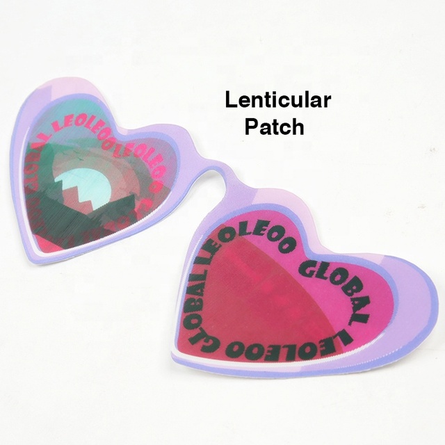 Factory Price Custom Design Logo 3D Lenticular Sheet Soft TPU Printing Patches for Clothing