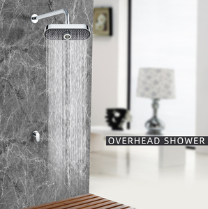 Leelongs 2025 thiết kế mới 25cm 3 chế độ nút selet ABS nhựa mưa trên Đầu vòi hoa sen - Product Image 3