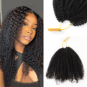Extensiones de Cabello con Plumas, Extensiones de Cabello Onduladas, Trenzado de Dos Hebras Conectadas, Plumas Gemelas, Extensiones de Cabello con Línea de Plumas para Cabello Afro - Product Image 2