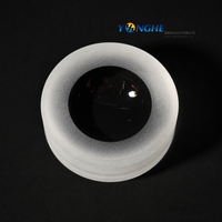 Lentille optique en forme de croissant, lentille d'imagerie de vision nocturne, accessoires de lentilles pour équipement de test, lentille en verre optique