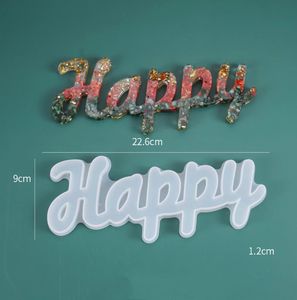 DIY Bienvenido Feliz cumpleaños frase <span class=keywords><strong>de</strong></span> bendición inglés cristal gotas <span class=keywords><strong>de</strong></span> pegamento <span class=keywords><strong>molde</strong></span> listado número colgar el número <span class=keywords><strong>de</strong></span> casa <span class=keywords><strong>molde</strong></span> <span class=keywords><strong>de</strong></span> silicona - Product Image 6