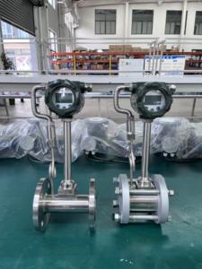 Flow Meter <span class=keywords><strong>Vortex</strong></span> Presisi Tinggi 24V untuk Air, Cairan, Oli, Gas Alam, Uap, Tipe Flens dengan Output 4-20mA - Product Image 1