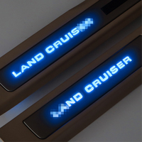 Barre de seuil de pédale de bienvenue, accessoires d'intérieur de pédale de porte spéciale électroluminescente LED 2021-2022 LandCruiser 300 lc300