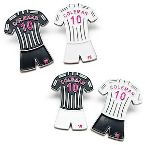 Camisetas de fútbol de la Liga de Campeones con pines esmaltados insignias broche de equipo de Jersey de moda - Product Image 1