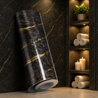 Papier peint auto-adhésif résistant à l'huile, imperméable, effet marbre, film protecteur pour mur, cuisine, décoration intérieure