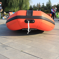 L'usine fournit directement un canot en caoutchouc de haute qualité de 3.8m, bateau de pêche gonflable en PVC léger à vendre pour le surf