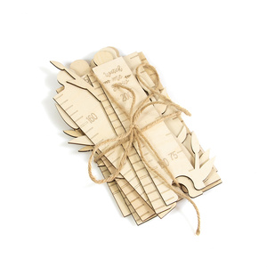 3D biểu đồ tăng trưởng cai trị trẻ em bằng gỗ đo thước khổng lồ tường cai trị bằng gỗ chiều cao hội đồng quản trị - Product Image 6