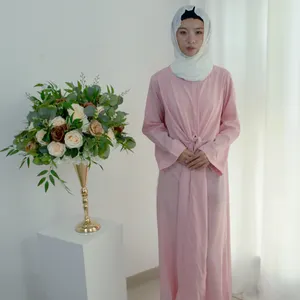 Mukena Line gaun Panjang Cantik Indonesia, gaun malam desain untuk wanita Muslim gadis wanita jilbab dan Abaya