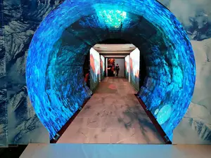 Màn Hình Hiển Thị Led Linh Hoạt Cong Trong Suốt Pantalla Với Tùy Chỉnh Bảng Hiệu Kỹ Thuật Số Cỡ Nhỏ Cỡ Lớn Và Màn Hình Hiển Thị Pantalla - Product Image 3