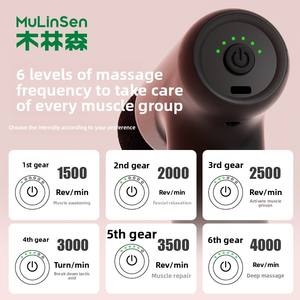 <span class=keywords><strong>Pistolet</strong></span> de <span class=keywords><strong>massage</strong></span> musculaire Sanfan, appareil de relaxation musculaire, multifonctionnel, électrique, professionnel, sans vibration, pour le corps et le cou - Product Image 4