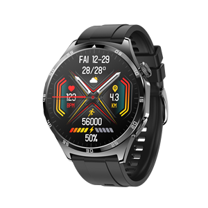 2024 rond AMOLED ECG santé BT montres intelligentes fréquence cardiaque et pression artérielle et surveillance de l'oxygène sanguin Smartwatch pour hommes - Product Image 2