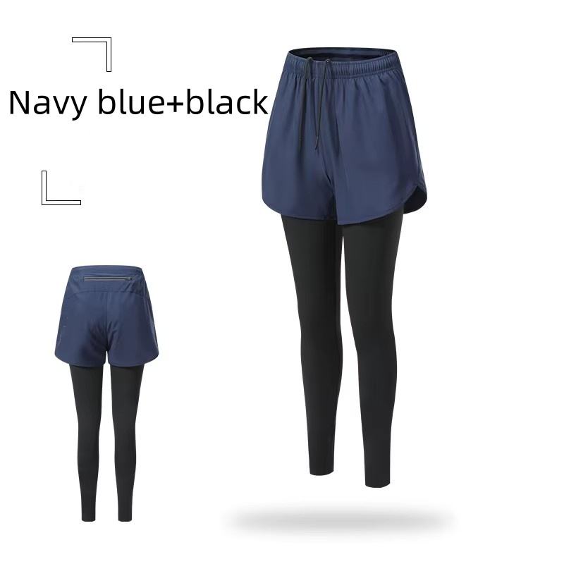 กางเกงขายาวสีน้ำเงินกรมท่า-ดำ (ผู้หญิง)