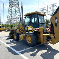 Chargeuses-pelleteuses d'occasion Caterpillar CAT420F mini chargeuse compacte sur chenilles 100% prêt CAT 416E 426F 430F 420F Chargeur pelleteuse d'occasion