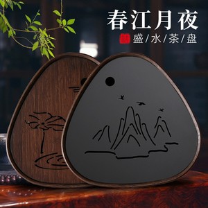 <b>Tea</b> <b>tray</b> for home use, drainable melamine <b>tea</b> <b>tray</b>, simple and luxurious small <b>tea</b> <b>tray</b>, factory wholesale, drainage dry - Product Image 4