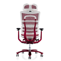 Chaise de bureau ergonomique exécutive avec support dorsal et sièges coulissants pour les maux de dos pour les grands et les grands pendant de longues heures