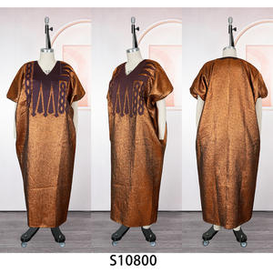 Conjunto de Vestido Bordado Boubou de Moda Africana de Alta Calidad para Mujer, con Pañuelo, Dos Piezas, Vestidos Maxi para Mujer, K1060 - Product Image 2