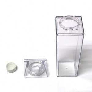 500ml/750ml/1000ml/1900ml <b>Plastic</b> Leak-Proof Push-Pull Lid Water Bottle for Party Use Dishwasher Safe Minimalist Design - Product Image 5