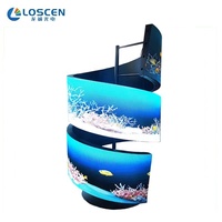 Módulo LED Flexible para Exteriores P2.5, 320x160mm, Panel LED Flexible Impermeable