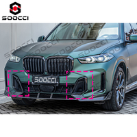 Kit de garnitures de pare-chocs avant en fibre de carbone sèche TAKD pour prise d'air, compatible BMW G05 X5 40iX 50eX M60iX M60i (2023-2026)