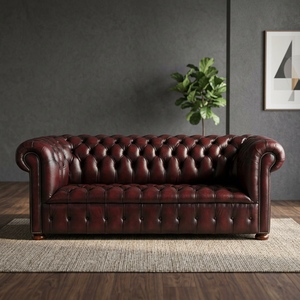 Industrial European Style Vintage Corner Three-Seater <b>Sofa</b> Removable Genuine Leather <b>Cover</b> Home Furniture Living Room Apartment - Product Image 2