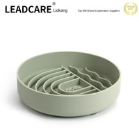 Bol à nourriture lente pour animaux de compagnie en silicone écologique, assiette anti-renversement pour petits et grands chiens, chats, bac à nourriture universel pour chien, surdimensionné