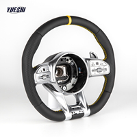 Volant AMG avec palettes de changement de vitesse argentées pour C E S GLC GLE GLS G W204 W205 W212 W213 W221 W222 X253 W166 W167 W463 W464